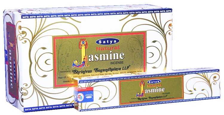 Satya Natural Jasmine Incense Sticks 180 Grams Box