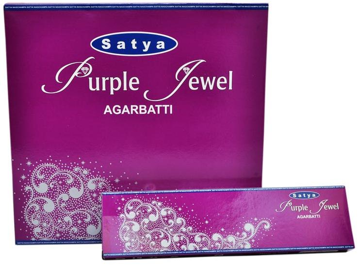 Satya Purple Jewel Incense Sticks 1200 Grams Box