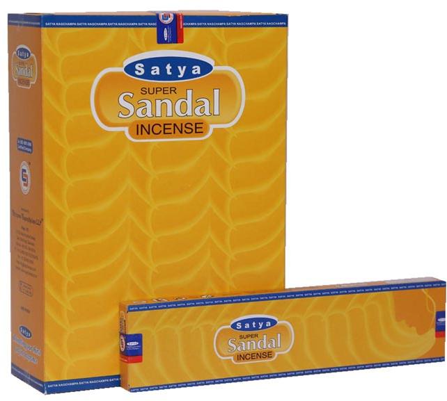 Satya Super Sandal Incense Sticks 240 Grams Box