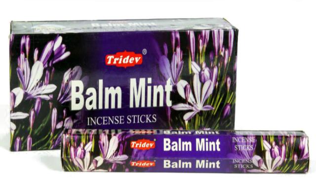 Tridev Balm Mint Incense Sticks 120 Grams Box