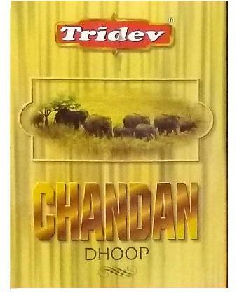 Tridev Chandan Dhoop Sticks 12 Packs Box