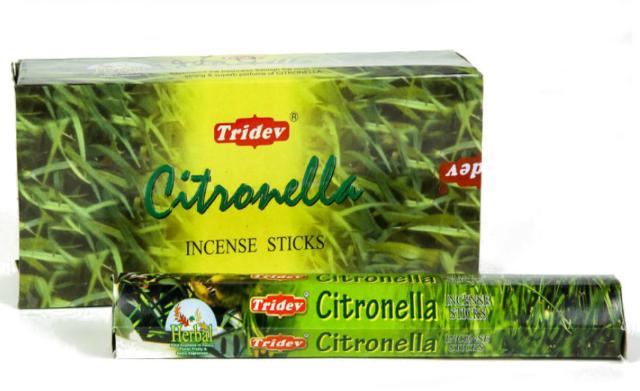 Tridev Citronella Incense Sticks 120 Grams Box