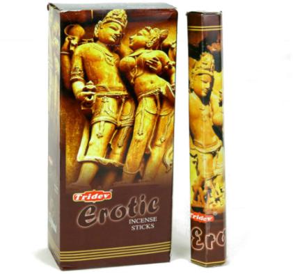 Tridev Erotic Incense Sticks 120 Grams Box