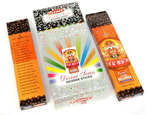Tridev Jai Shri Brahma Incense Sticks 120 Grams Box