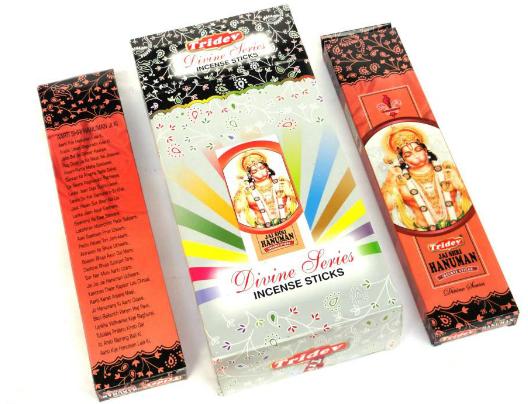Tridev Jai Shri Hanuman Incense Sticks 120 Grams Box