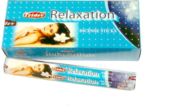 Tridev Relaxation Incense Sticks 120 Grams Box