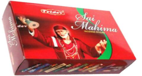 Tridev Sai Mahima Incense Sticks 480 Grams Box