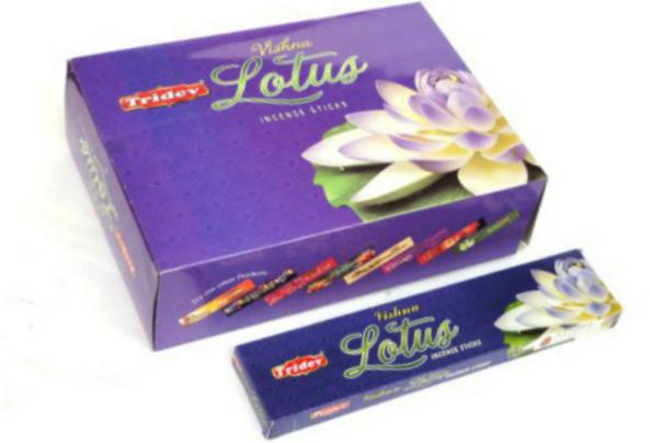 Tridev Vishnu Lotus Incense Sticks 240 Grams Box