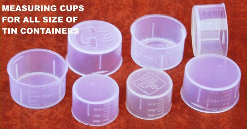 Tin Container Measuring Cups