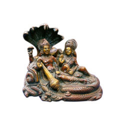 Brass Vishnu Statues, Color : Golden (Gold Plated)