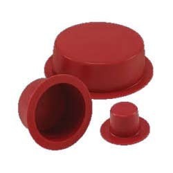 Wide Flange Tapered Plastic Plug Caps, Color : Maroon