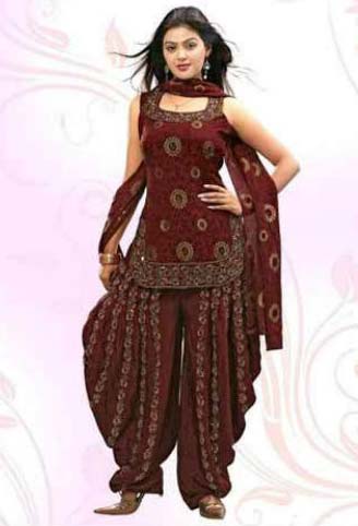 Embroidered Patiala Salwar Suit, Occasion : Casual Wear, Party Wear