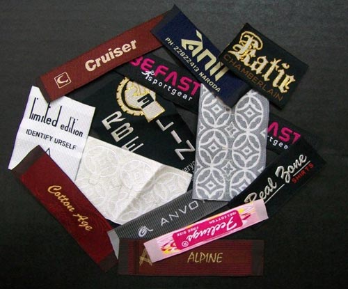 Woven Damask Labels