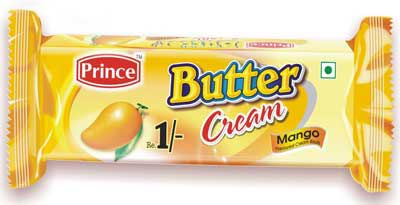 Mango Flavour Butter Cream Biscuits