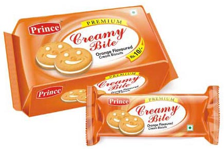 Orange Creamy Bite Biscuits