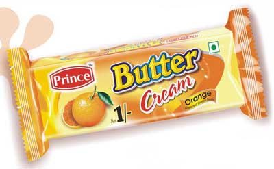 Orange Flavour Butter Cream Biscuits