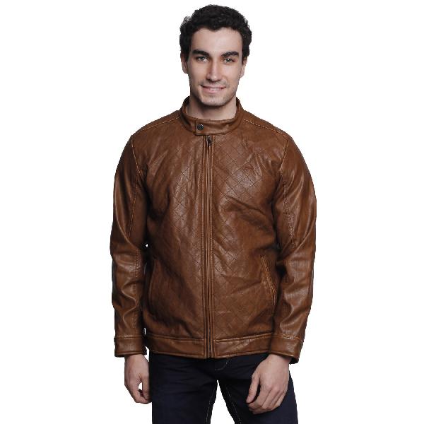 MSG Brown Solid Casual Jackets