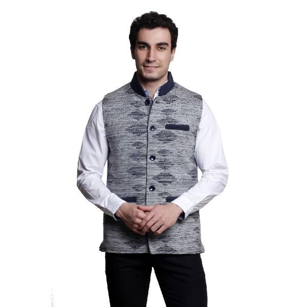 MSG Grey Solid Party Wear Jackets