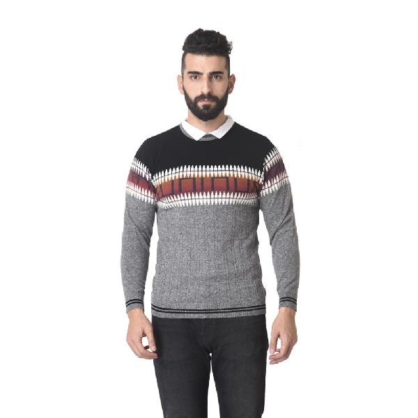 MSG Light Grey Round Neck Sweater