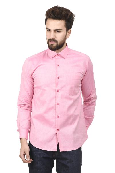 MSG Pink Casuals Regular Fit Shirt