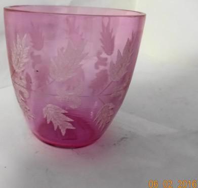 1050 Pink Glass Vase
