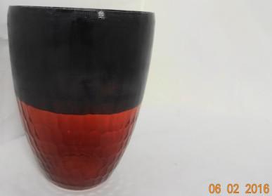 GIN 1053 Black Orange Flower Vase