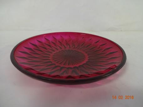 1436 Glass Decorative Plate
