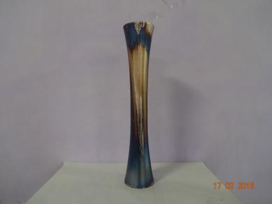 GIN 1554 Large Glass Flower Vase, Width : 5.5