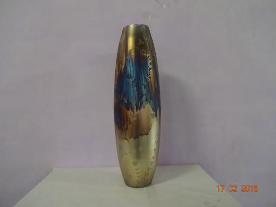 Large Glass Flower Vase GIN 1556, for Decoration