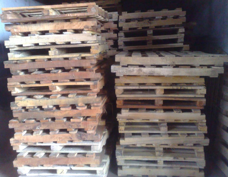 Wooden pallets