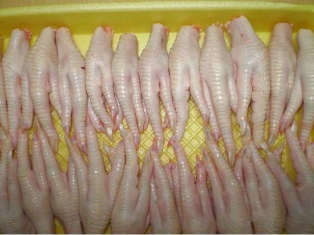 Unprocessed Frozen Chicken Feet