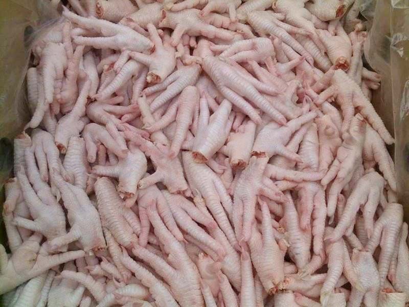 frozen chicken feet