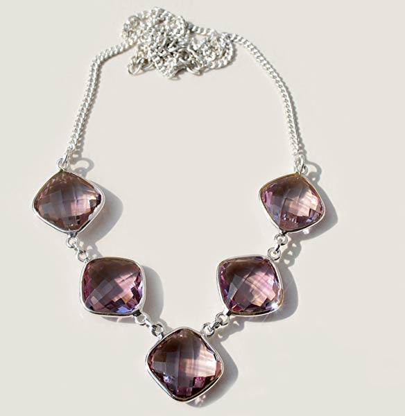 Gemstone 925 Sterling Silver Necklace