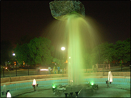 Rock Fiber Fountain