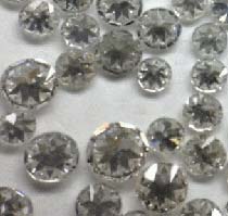 Single Cut White Natts Diamonds