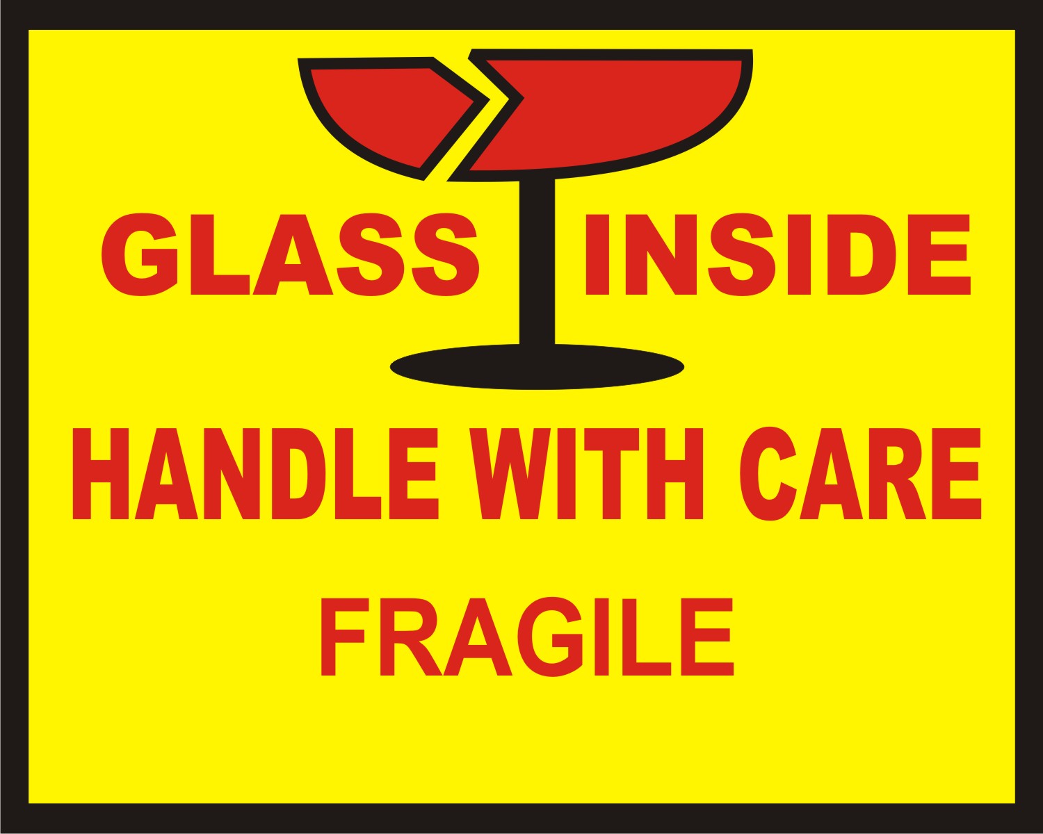 Handle With Care Sticker Buy Care Sticker Handle In Delhi Delhi India From Popular Traders