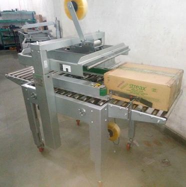 Automatic Box Taping Machine, Color : Grey