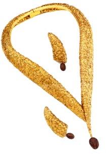 Gold Necklace  - (gnr-12)