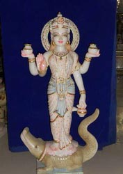  Marble Ganga Mata Statue, for worship, Gift purpose