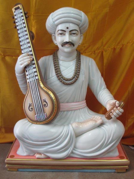 Marble Sant Tukaram Statue