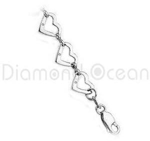 Platinum Diamond Bracelets - MGBR00062