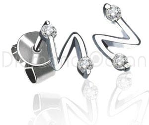 Platinum Diamonds Earring - MGE000012
