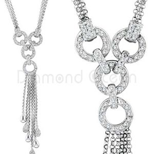 Diamonds Necklace-MGN000021