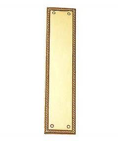 Brass Georgian Finger Plate Ad-1080