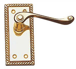 Brass Georgian Lever Latch Ad-1063