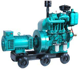 Single Phase Double Cylinder Air Cooled Generator