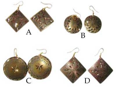 Brass Earrings (AJMER 30)