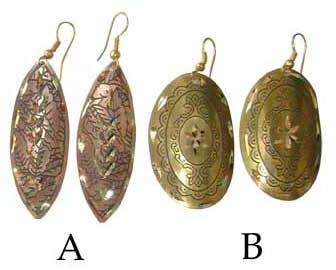 Brass Earrings (AJMER 32)