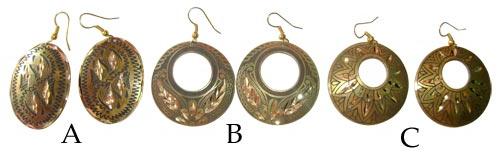 Brass Earrings (AJMER 33)