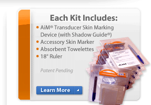 Shadow guides for sterile procedures or needle guidance